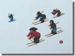 雪の小品集　スキー五人